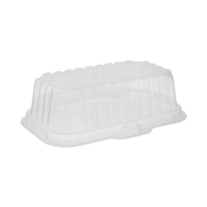 Pactiv Evergreen OPS Dome-Style Lid, 17S Deep Dome, 8.3 x 4.8 x 2.1, Clear, Plastic, 250/Carton (PCT0CI8D17S0000) View Product Image