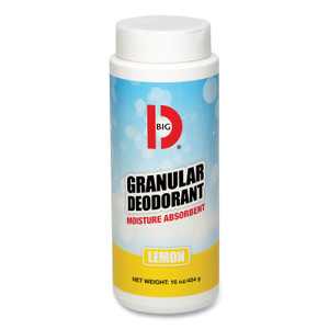Big D Industries Granular Deodorant, Lemon, 16 oz, Shaker Can, 12/Carton View Product Image