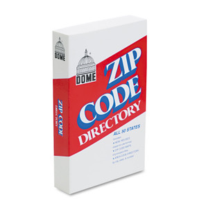 Dome Zip Code Directory, Paperback, 750 Pages (DOM5100) View Product Image