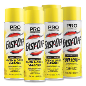 Professional EASY-OFF Oven and Grill Cleaner, 24 oz Aerosol, 6/Carton (RAC85261) View Product Image