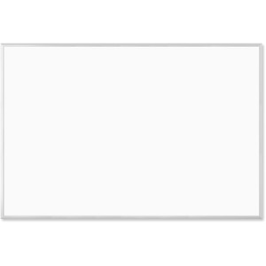 U Brands Melamine Non-Magnetic Dry-Erase Board - 72" (6 ft) Width x 48" (4 ft) Height - White Melamine Surface - Silver Aluminum Frame - Rectangle - Horizontal/Vertical Product Image 