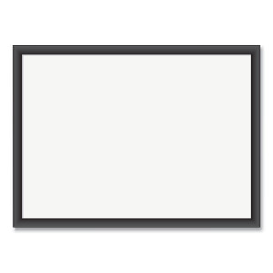 U Brands Magnetic Dry Erase Board with Wood Frame, 23 x 17, White Surface, Black Frame (UBR307U0001) View Product Image