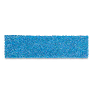 Rubbermaid Commercial Adaptable Flat Mop Pads, Microfiber, 19.5 x 5.5, Blue View Product Image