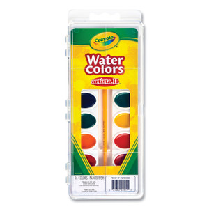 Crayola Artista II Washable Watercolor Set, 16 Assorted Colors, Palette Tray (CYO531516) View Product Image