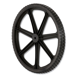 Rubbermaid Commercial Wheel for 5642, 5642-61 Big Wheel Cart, 20" Wheel, Black (RCPM1564200) View Product Image