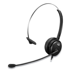 Adesso Xtream P1 Monaural Over the Head Headset with Microphone, Black View Product Image