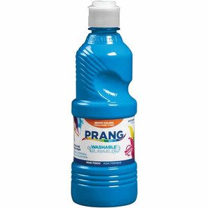 Prang Washable Tempera Paint - 1 Color(s) - Turquoise Blue - 16 fl oz - Washable Product Image 