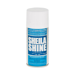 Sheila Shine Low VOC Stainless Steel Cleaner and Polish, 10 oz Spray Can View Product Image