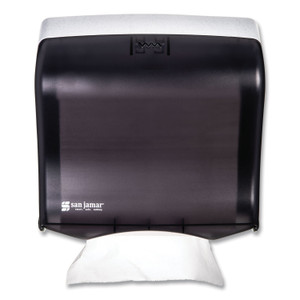 San Jamar Ultrafold Fusion C-Fold and Multifold Towel Dispenser, 11.5 x 5.5 x 11.5, Black View Product Image