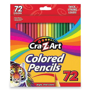 Cra-Z-Art Colored Pencils, 72 Assorted Lead/Barrel Colors, 72/Box (CZA1040224) View Product Image