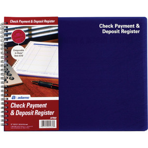 Adams Check Payment & Deposit Register (ABFAFR60) View Product Image