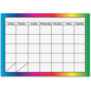 Ashley Productions, Inc. Dry Erase Magnetic Calendar, 1-Month, Multi (ASH10096) View Product Image