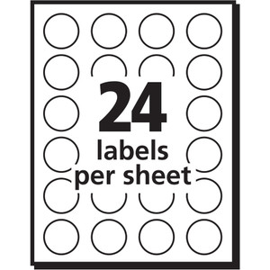 Avery Color-coding Labels, 3/4" Round,1008/PK, Neon AST (AVE05474) View Product Image