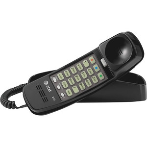 AT&T Trimline 210-BK Standard Phone - Black (ATT210BK) View Product Image