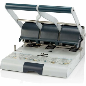 Swingline Manual Punch - 3 Punch Head(s) - 160 Sheet - 9/32" , 11/32" Punch Size - Metal Product Image 