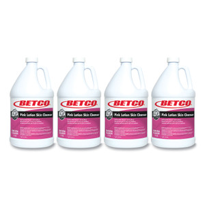 Betco Pink Lotion Skin Cleanser, Clean Bouquet, 1 gal Bottle, 4/Carton (BET1120400) View Product Image