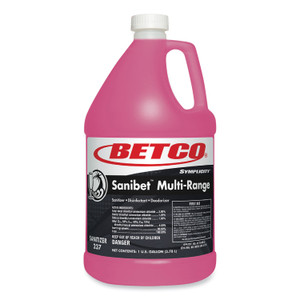 Betco Symplicity Sanibet Multi-Range Sanitizer Disinfectant Deodorizer, 1 gal Bottle (BET2370400) View Product Image