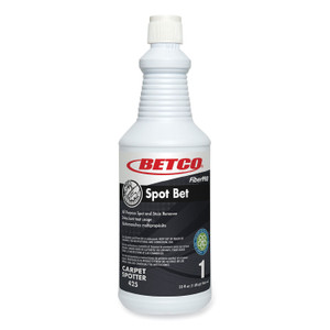 Betco FiberPro Spot Bet Stain Remover, Country Fresh Scent, 32 oz Bottle, 12/Carton View Product Image