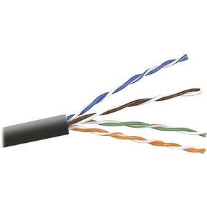 Belkin Cat6 Solid Bulk Cable, 4PR/23AWG, 1000', Black (BLKA7L7041000BK) View Product Image