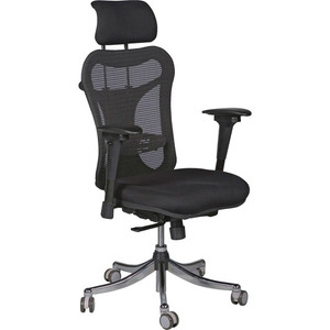 Balt Inc. Executive Chair,Adjustable Ht/Headrest,28"x24"x51",Black (BLT34434) View Product Image