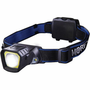 Police Security Removable Light Headlamp - 2 x LED - 4 x AAA - Battery - Black, Blue Product Image 