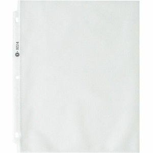Business Source Nonglare Top-loading Sheet Protectors - 11" Height x 9" Width x 3.3 mil Thickness - For Letter 8 1/2" x 11" Sheet - Rectangular - Non-glare - Polypropylene Product Image 