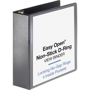 Business Source Locking D-Ring View Binder (BSN26962) View Product Image