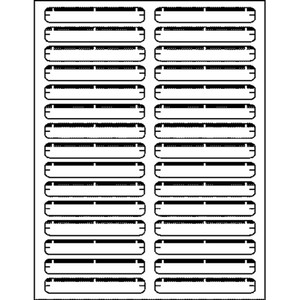 Business Source Filing Labels, Laser/Inkjet, 2/3"x 3-7/16", 750/PK, White (BSN26151) View Product Image