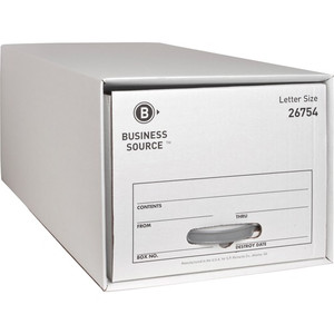 Business Source Storage Drawer, Letter, 12-1/2"x23-1/2"x10-1/4", 6/CT, WE (BSN26754) View Product Image