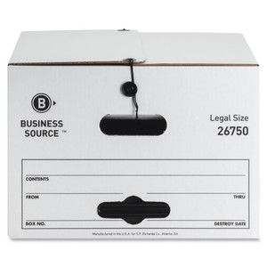 Business Source Light Duty Legal Size Storage Box (BSN26750) View Product Image