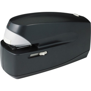 Business Source Electric Stapler, 25 Sht/210 Cap., 35mm Throat, Black (BSN62829) View Product Image