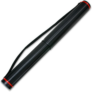 Chartpak 948 72/124 Carrying Case Document - Black - Plastic Body - 3.5" Diameter Product Image 
