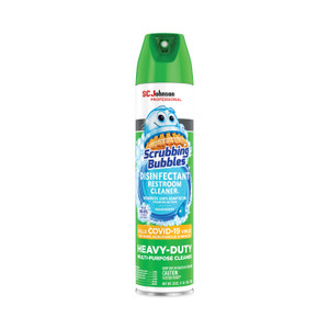 Scrubbing Bubbles Disinfectant Restroom Cleaner II, Rain Shower Scent, 25 oz Aerosol Spray View Product Image
