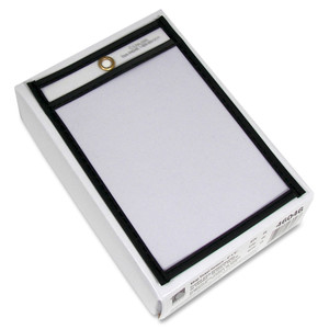 C-Line Shop Ticket Holder, Stitched, 4"x6", 25/BX, Clear Vinyl (CLI46046) View Product Image