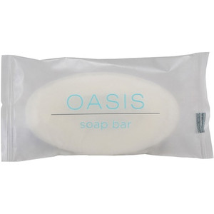 Coffee Pro Soap, Oval, Oasis, 17 Gram, 500/CT, White (CFPSPOAS171709) View Product Image