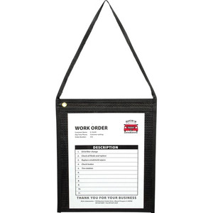 C-Line Shop Ticket Holder, Hanging, 9"Wx12"H, 15/BX, Clear (CLI74112) View Product Image
