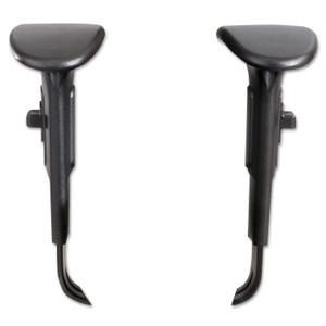 Safco Adjustable T-Pad Arms for Safco Alday and Vue Series Task Chairs and Stools, 3.5 x 10.5 x 14, Black, 2/Set View Product Image