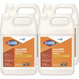 Clorox Total 360 Disinfectant Cleaner, 128 oz Bottle, 4/Carton View Product Image