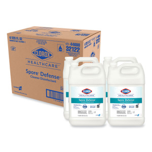 Clorox Healthcare Spore Defense, Closed System, 1 gal Bottle, 4/Carton (CLO32122) View Product Image