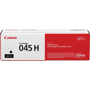 Canon 045H Original High Yield Laser Toner Cartridge - Black - 1 Each (CNMCRTDG045HBK) View Product Image