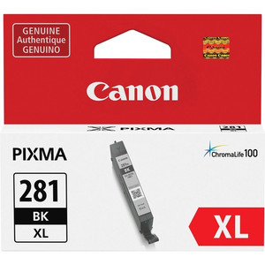 Canon CLI-281XL Original Inkjet Ink Cartridge - Black - 1 Each (CNMCLI281XLBK) View Product Image