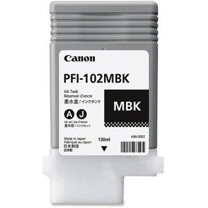 Canon PFI-102MBK Original Inkjet Ink Cartridge - Matte Black - 1 Each - Inkjet - Matte Black Product Image 