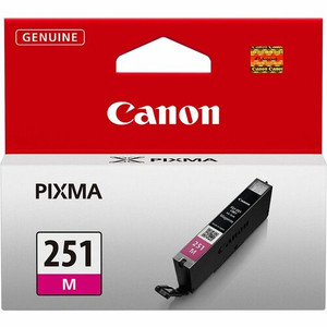 Canon CLI251M Original Inkjet Ink Cartridge - Magenta - 1 Each - Inkjet - Magenta Product Image 