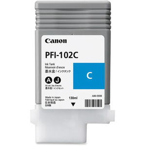 Canon Ink Cartridge, f/ iPF510/600/710 Series, 130ml, Cyan (CNM0896B001AA) View Product Image