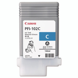 Canon 0896B001AA (PFI-102) Ink, Cyan View Product Image