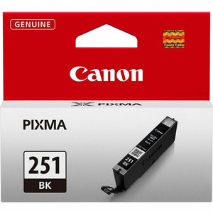 Canon CLI-251BK Original Inkjet Ink Cartridge - Black - 1 Each Product Image 