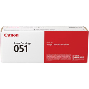 Canon 051 Original Laser Toner Cartridge - Black - 1 Each (CNMCRTDG051) View Product Image