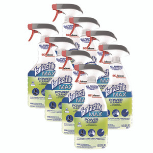 Fantastik MAX Power Cleaner, Pleasant Scent, 32 oz Spray Bottle, 8/Carton View Product Image
