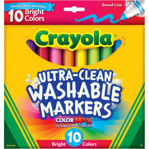 Crayola Tropical Colors Pack Washable Markers (CYO587855) View Product Image