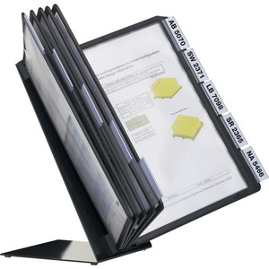 VARIO Table 10 Display Panel System - Table - Support A4 8.50" x 11" Media - Sturdy, Rugged, Anti-glare, Non Expandable - Black Product Image 